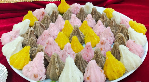 Mix flavoured naral modak