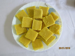 Naral Burfy (mango pulp)